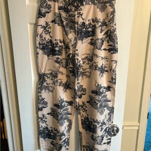 Style & Co. Black and Cream Toile Trousers